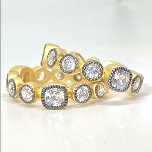 New CZ Vermeil plated Sterling Silver Ring